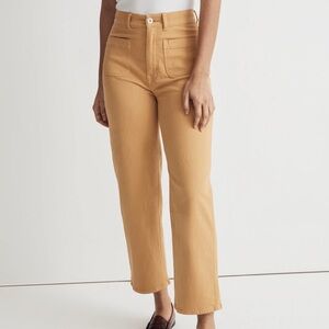 Madewell Emmett Wide-Leg Crop Pants Size 30